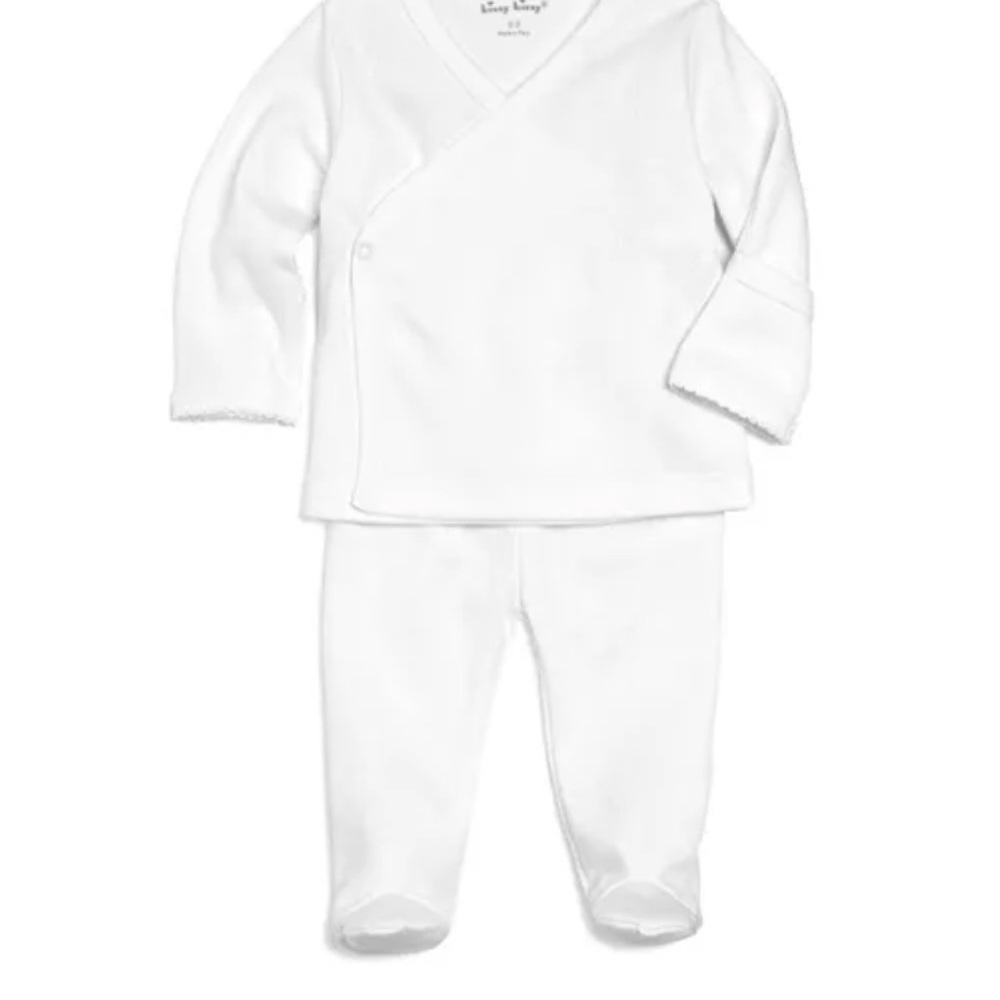 Kissy Kissy Pointelle Take Me Home Newborn Set, NWOT